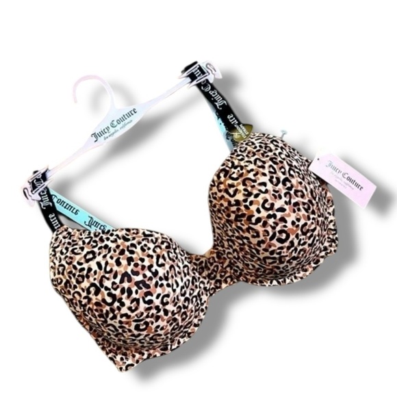 Juicy Couture Other - NWT Juicy Couture Leopard‎ Print Underwire Bra